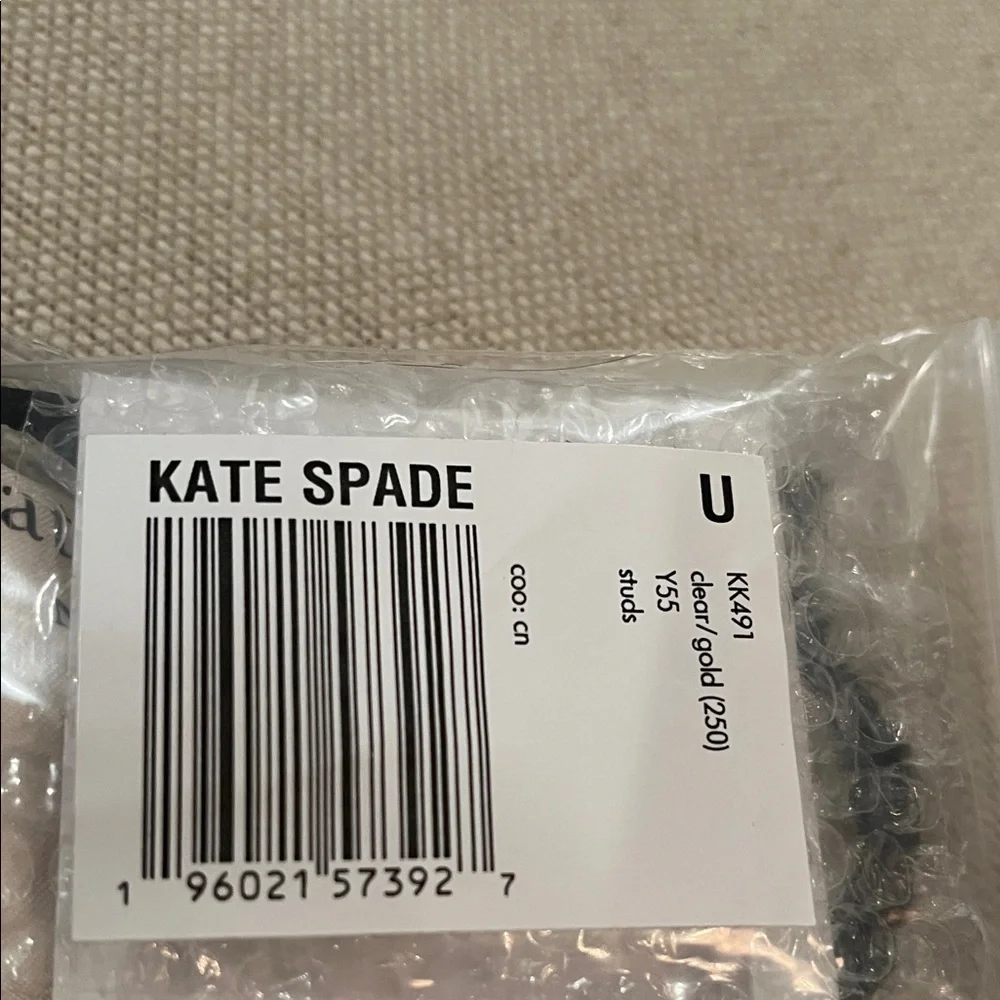 kate spade Crystal Bursting Bloom Studs/NWT - Picture 8 of 8